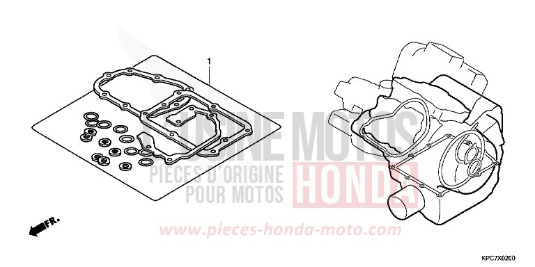 DICHTUNG SATZ B von Varadero 125 SHASTA WHITE (NH138) von 2010